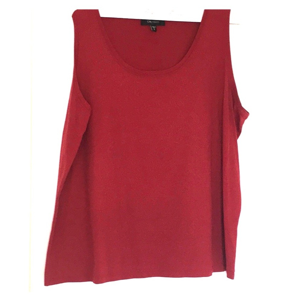 Karen Kane sleeveless red top